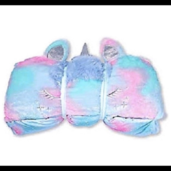 Justice plush unicorn extra large sleeping bag - Picture 2 of 2
